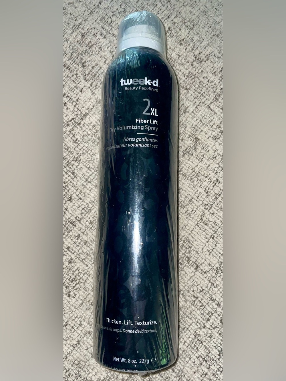 Tweak'd 2XL Fiber Lift Dry Volumizing Spray - Dark Teal Bottle